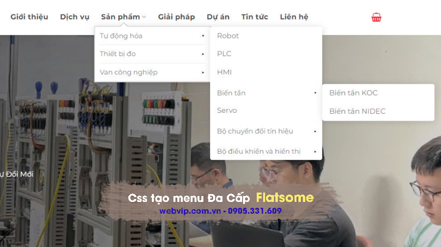 Code Tạo Menu Đa Cấp Cho Website WordPress Theme Flatsome