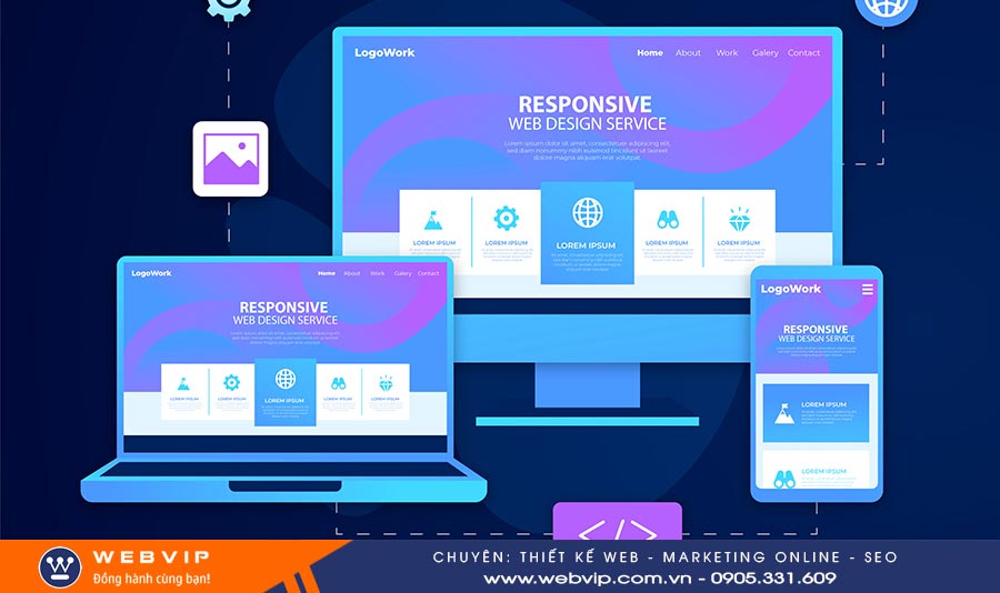 Checklist 15 Yếu Tố "Buộc Phải Có" Trên Website Để Giữ Chân Khách Hàng 2025 4 Thiết Kế Responsive (Thân Thiện Di Động)