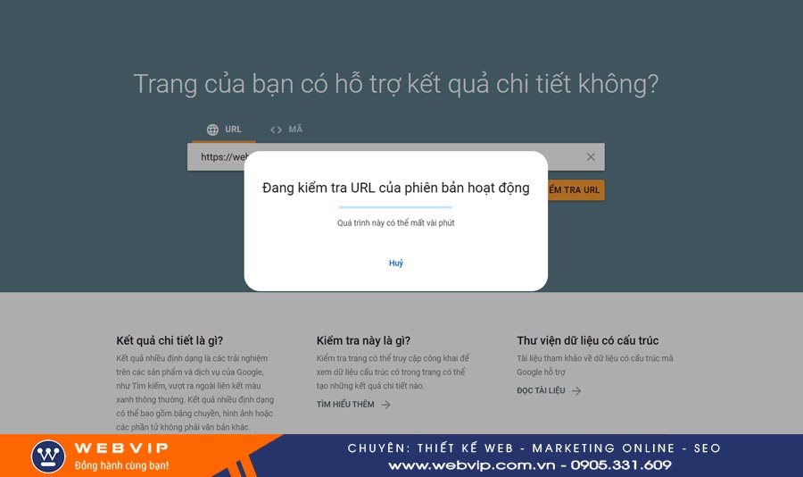 Bài 2: Hướng Dẫn Tự Kiểm Tra Website Chuẩn SEO On-page (Checklist A-Z) Chi Tiết Nhất 2025 10 Dùng công cụ Rich Results Test của Google để xem trang của bạn đã có schema chưa và có hợp lệ không