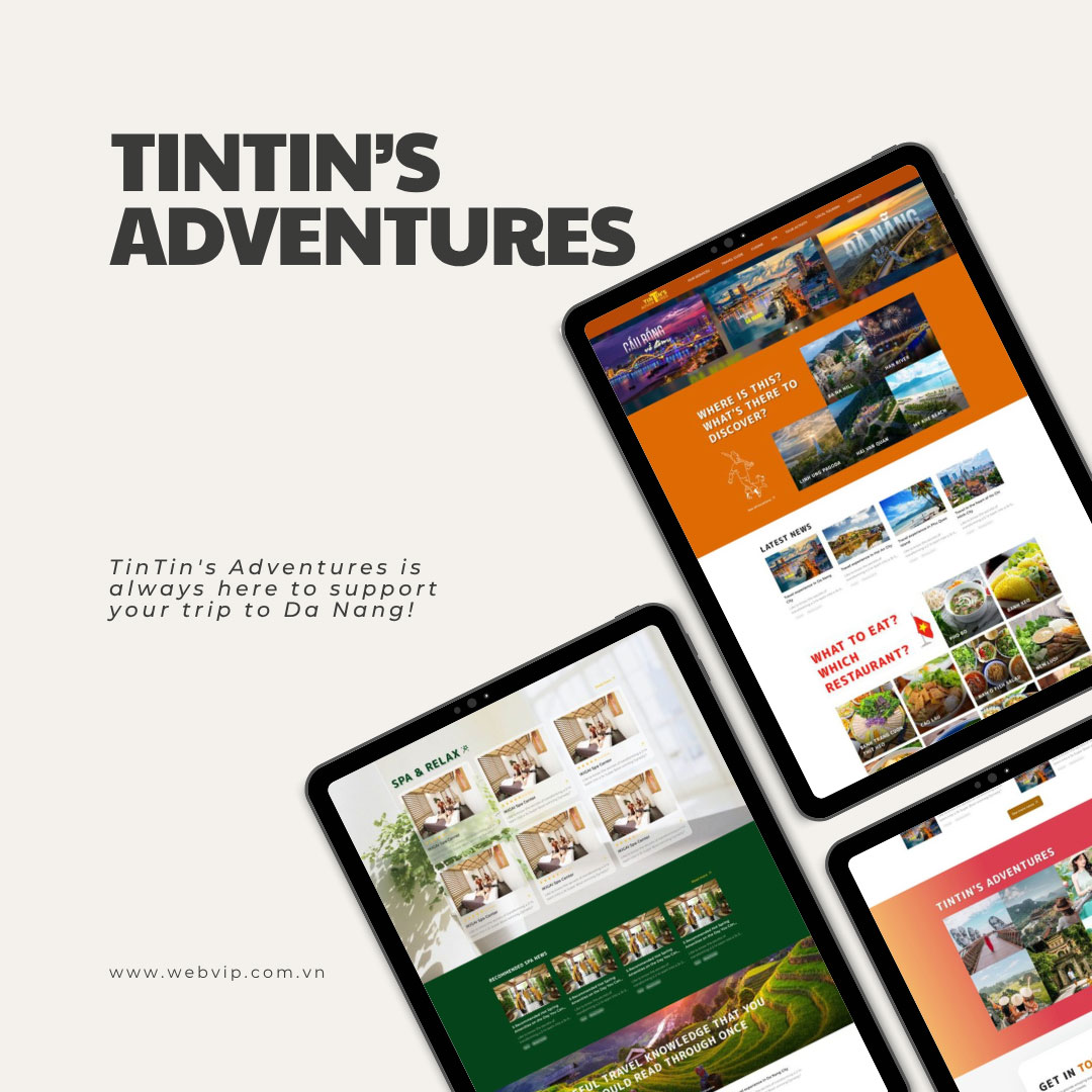 Dự án website TINTIN'S ADVENTURES