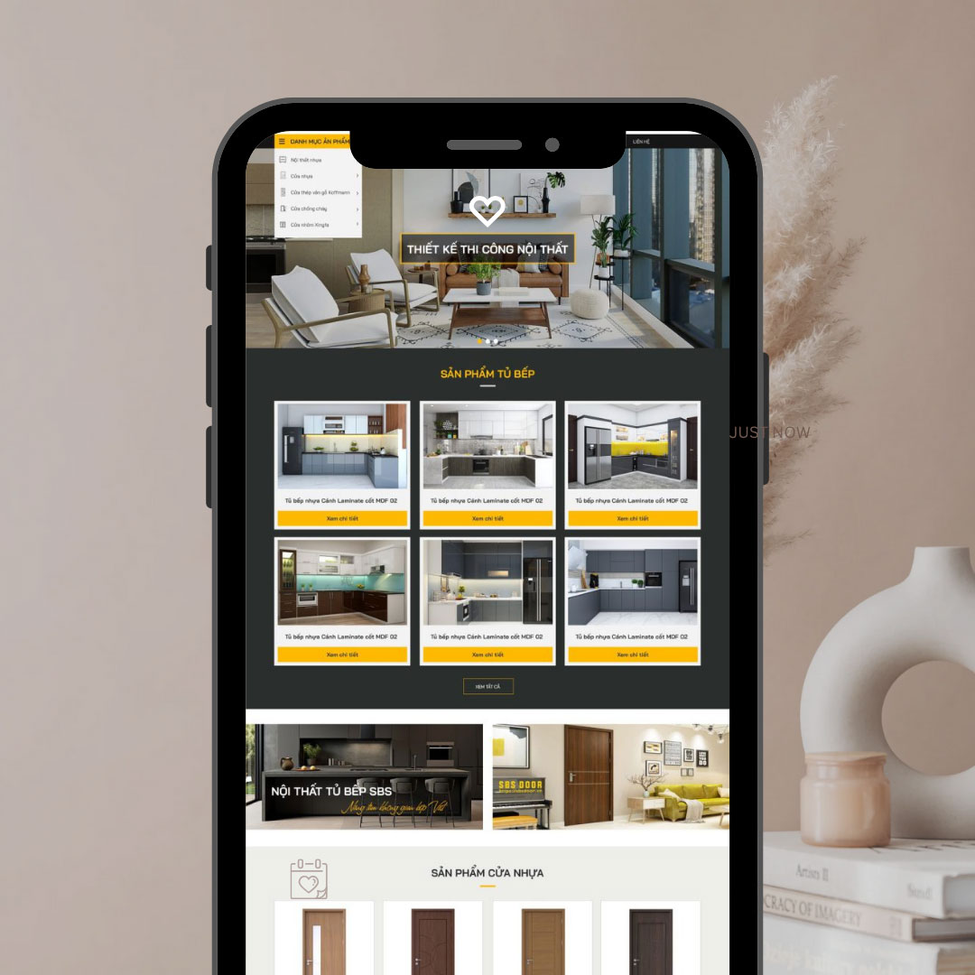 Dự án website SBS DOOR