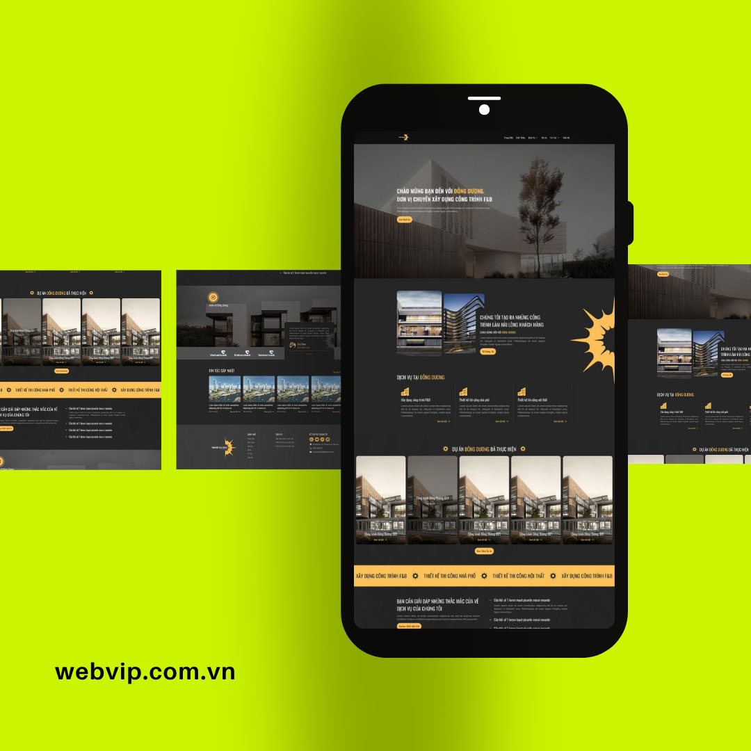 Dự án website Đông Dương Việt Nam