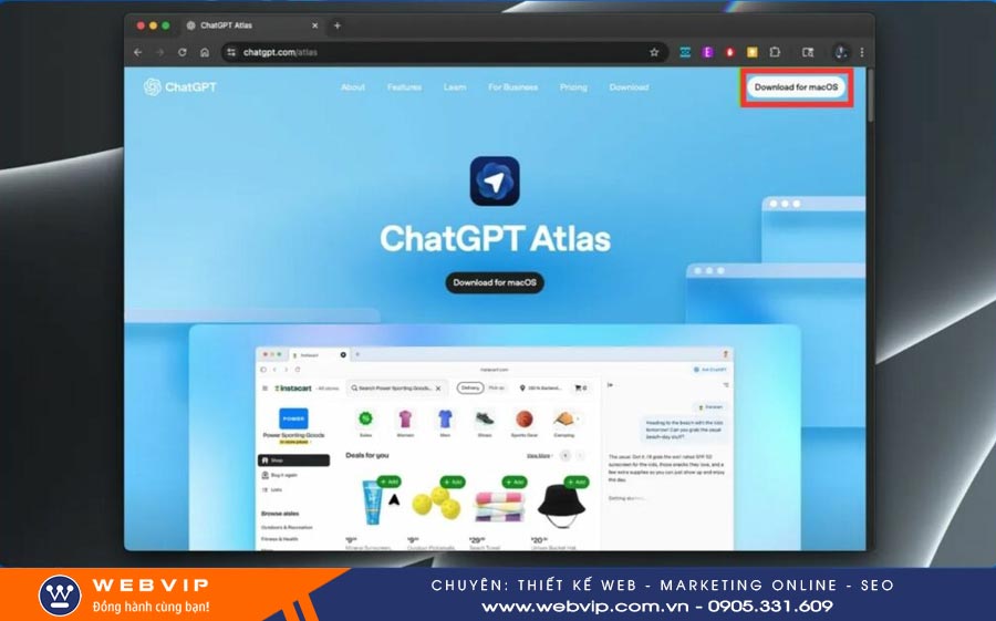 Download ChatGPT Atlas for macOS