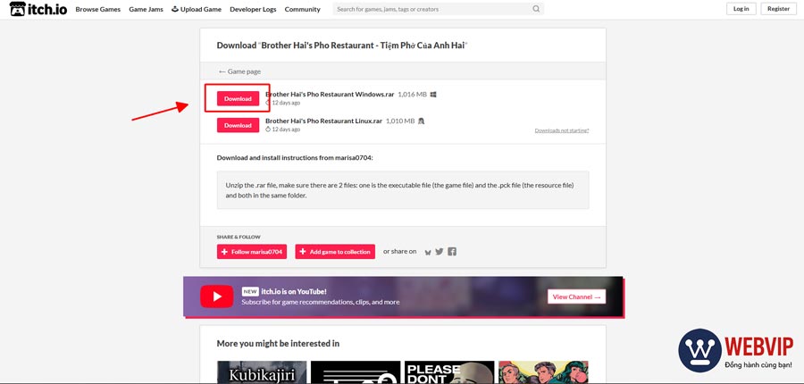 Chọn hệ điều hành tương ứng với thiết bị của bạn rồi nhấn “Download” để tải file cài đặt