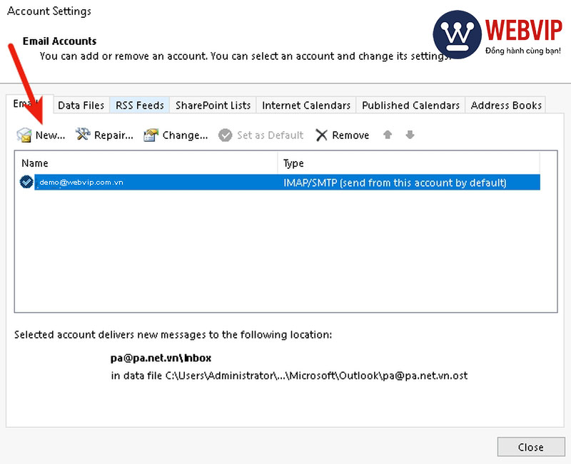 cai dat mail outlook buoc 8